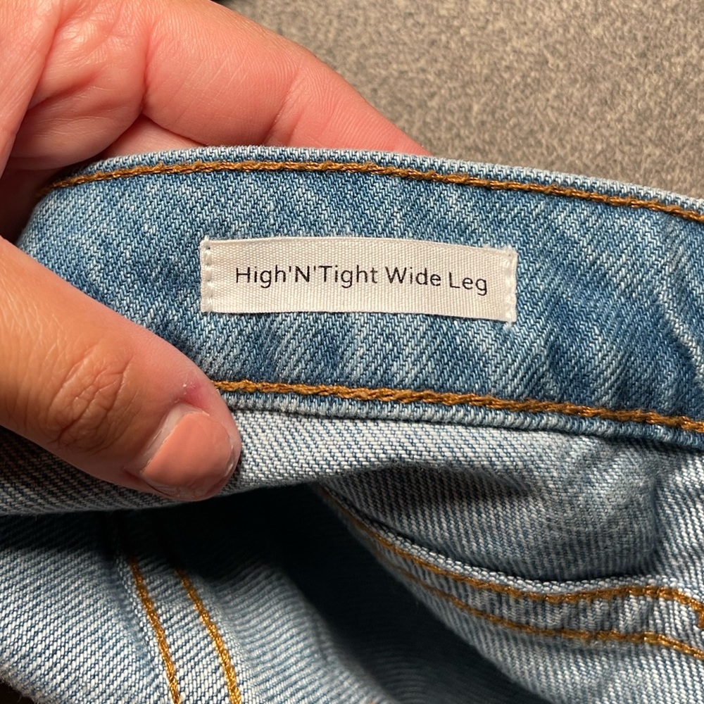 FRAME DENIM | Le High N Tight Wide in Meadow Size: 24 - Picture 5 of 6